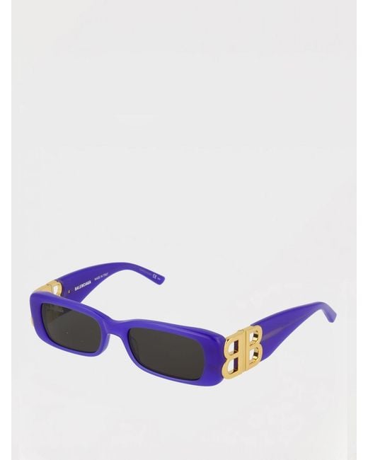 Balenciaga Blue Bb Sunglasses