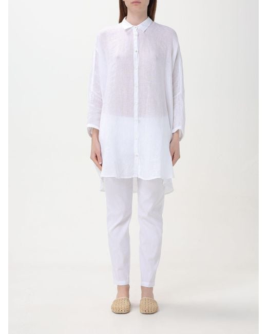 Camisa 120% Lino de color White