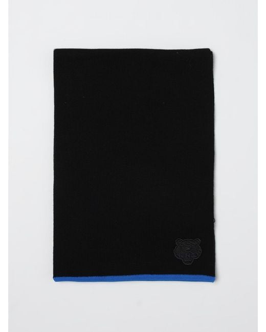 KENZO Black Scarf for men