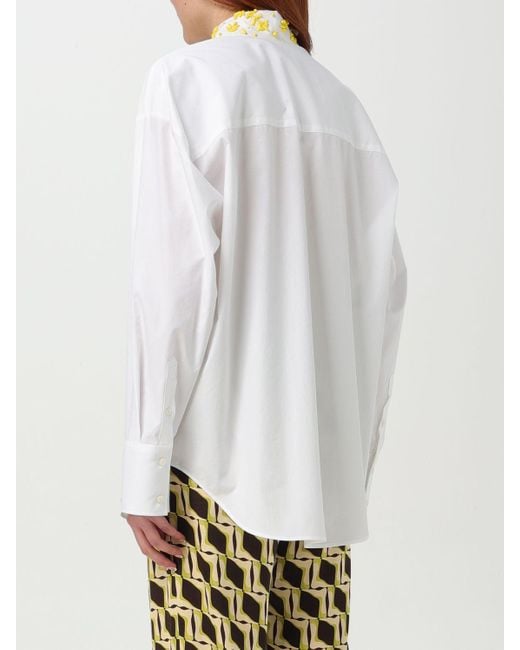 Chemise Femme Kids MSGM en coloris White