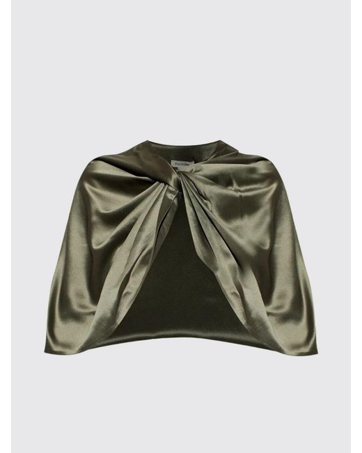 By Malene Birger Green Satin Scarf Malene Birger