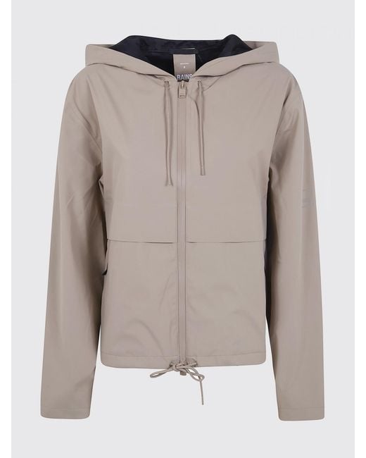 Rains Natural Suva Hardshell Short String W Jacket