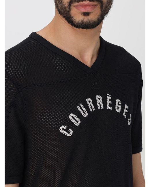 Camiseta CourrÈges Courreges de hombre de color Black