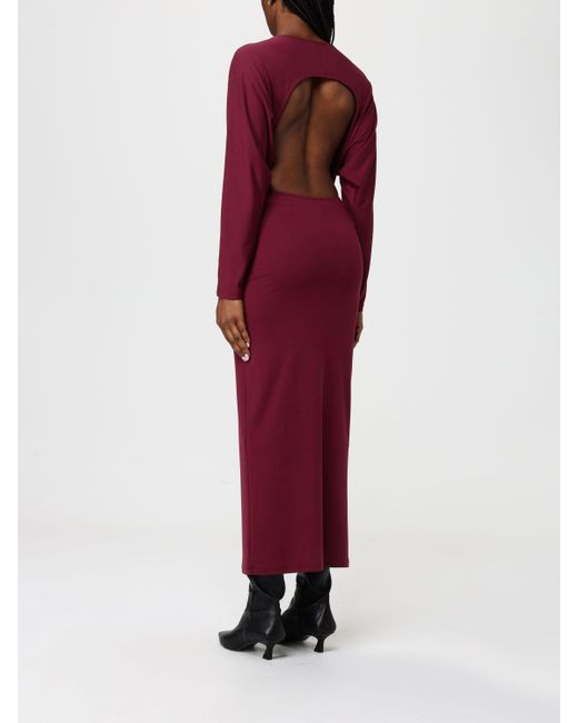 Vestido Mujer Mar De Margaritas de color Red