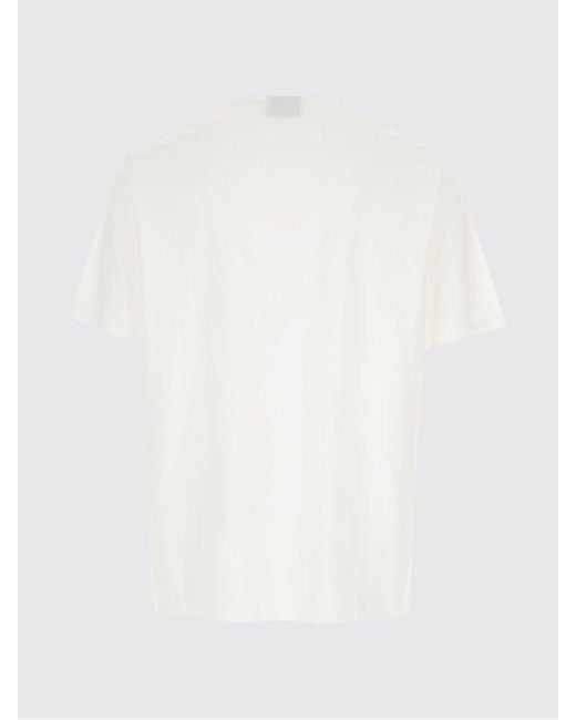 Emporio Armani White Basic Cotton T-Shirt for men