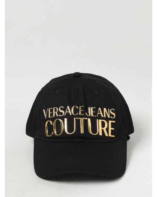 Cappello in cotone di Versace in Black
