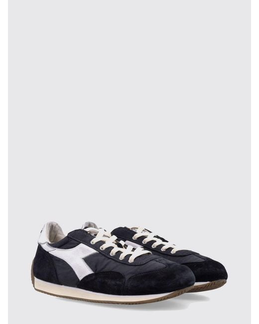 Diadora White Suede And Nylon Equipe Sneakers for men