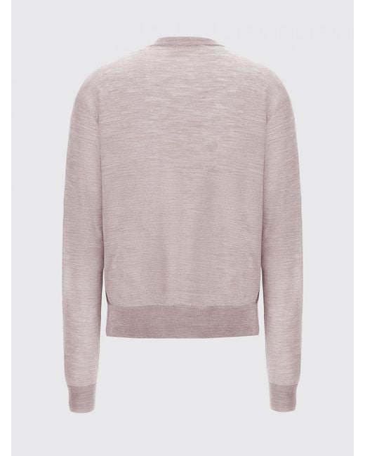 Jil Sander Pink Virgin Wool And Cashmere Sweater