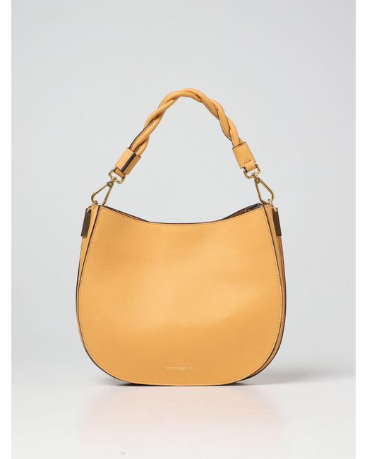 Coccinelle Multicolor Arpege Bag In Grained Leather