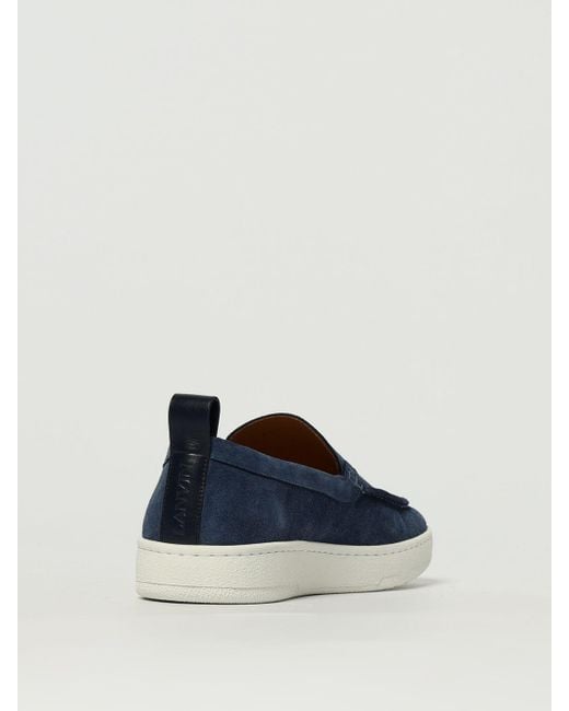 Mocassino di Lanvin in Blue da Uomo