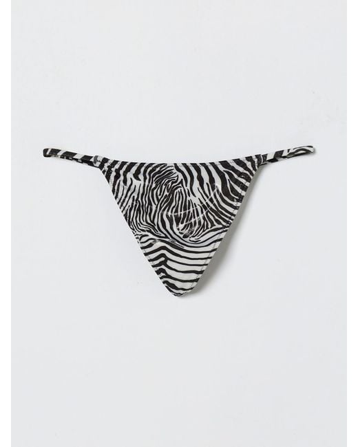 Blumarine White Bikini Bottom Swimsuit