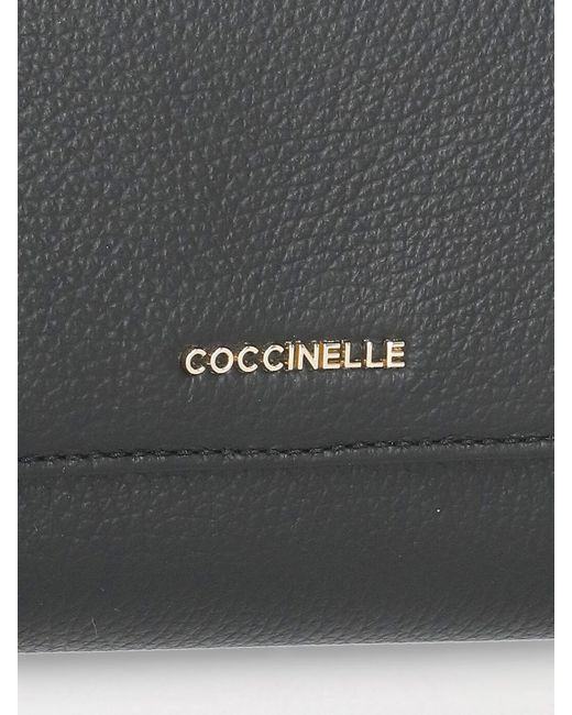 Coccinelle Gray Leather Wallet
