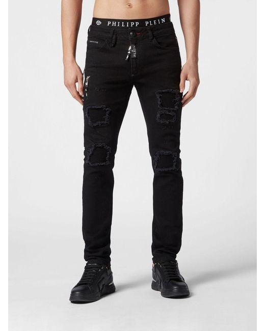 Philipp Plein Black Jeans for men