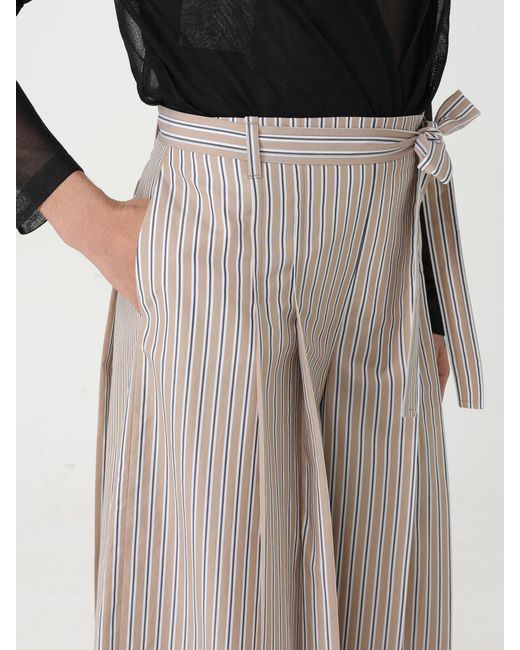 Alberta Ferretti Natural Pants