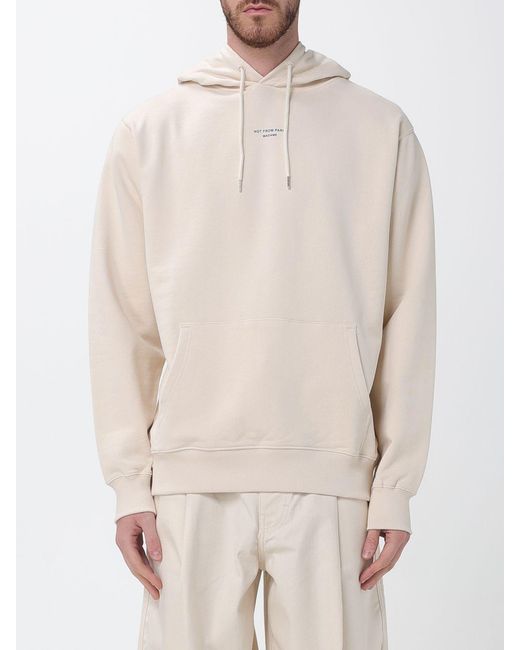 Drole de Monsieur Natural Cotton Hoodie With Logo for men