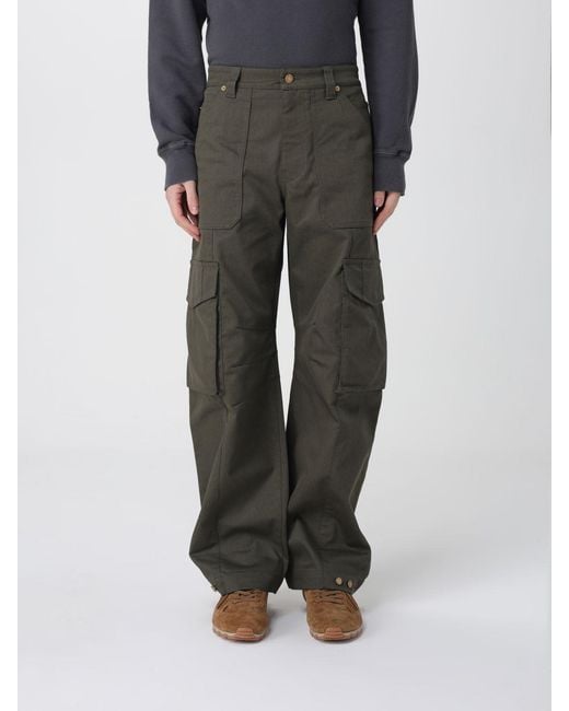 Golden Goose Deluxe Brand Gray Leniin Cargo Trousers for men