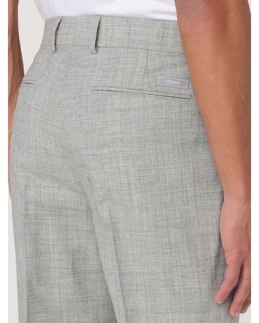 Versace Gray Trousers for men