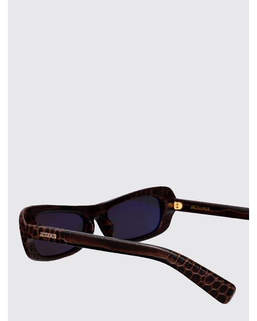 Jacquemus White Capri Animal Print Acetate Sunglasses for men