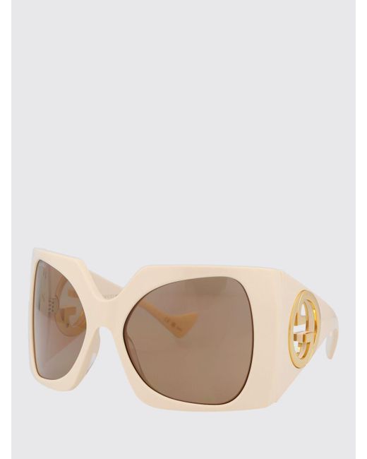 Occhiali Da Sole Donna di Gucci in Natural