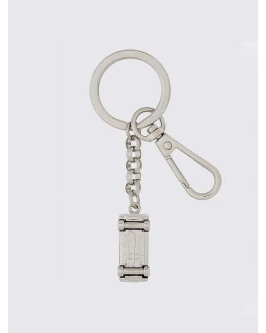 Paul Smith White Keyring for men