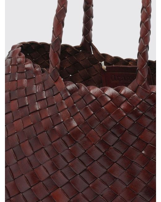 Borsa A Mano Santa Croce di Dragon Diffusion in Brown