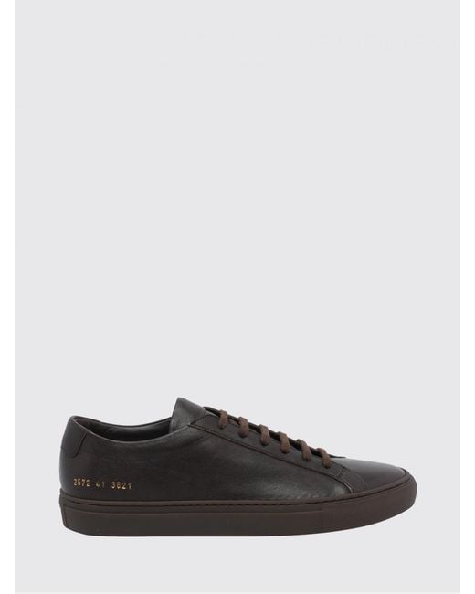 Common Projects White Achilles Premium Leather Sneakers for men