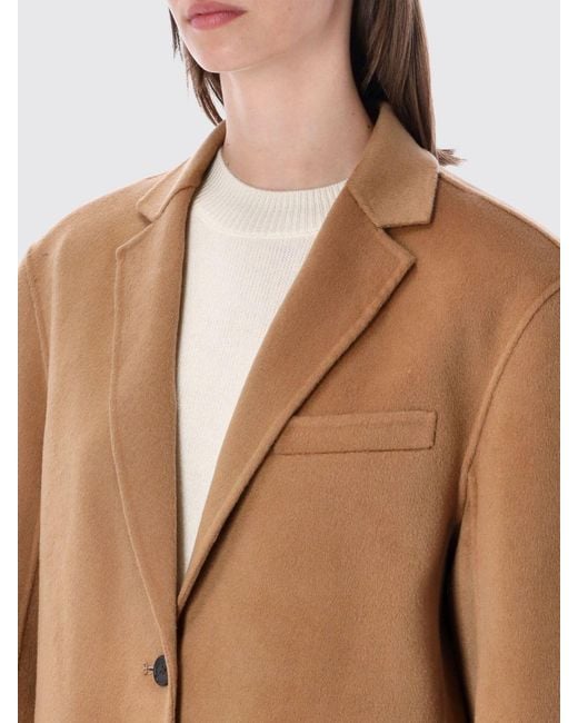 Anine Bing Natural Quinn Single-Breasted Blazer