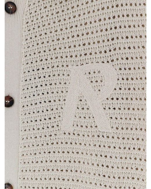 Represent Natural Cotton Blend Knit Polo Shirt for men
