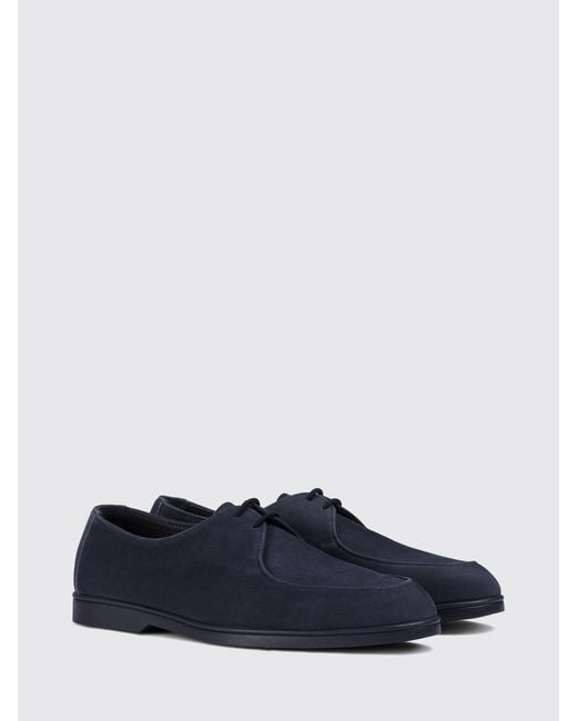 Doucal's Blue Brogue Shoes for men