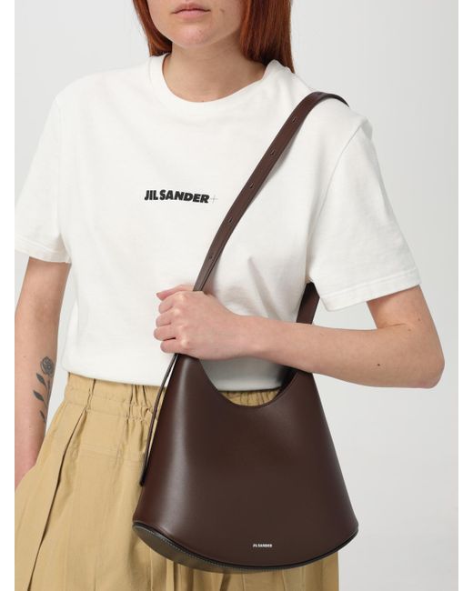 Borsa Eldorado di Jil Sander in Natural