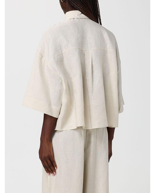 Max Mara Natural Linen Shirt