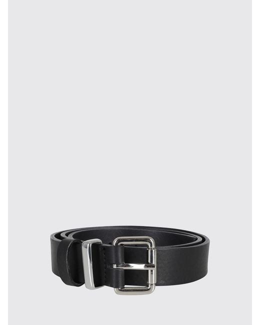 Tela White Leather Belt