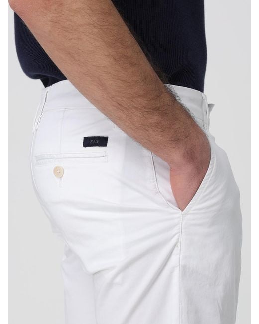 Fay White Short for men