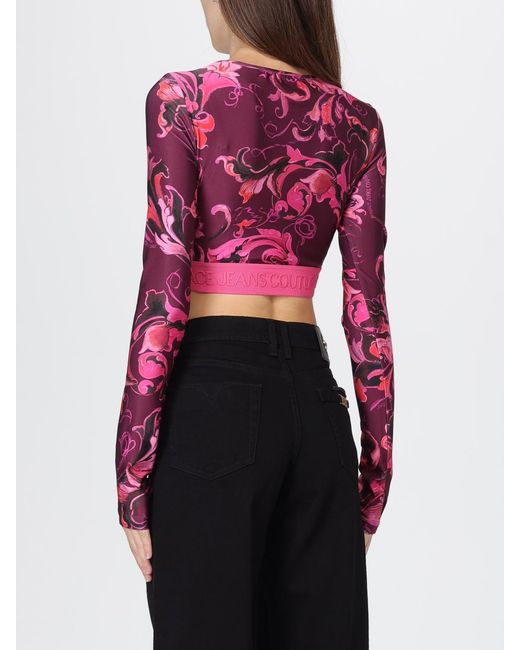 Versace Jeans Couture Purple T-Shirt