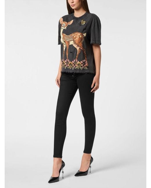 Philipp Plein Black T-Shirt