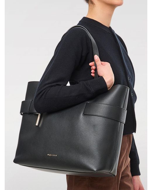 Alexander McQueen Black Schultertasche Damen Mcqueen