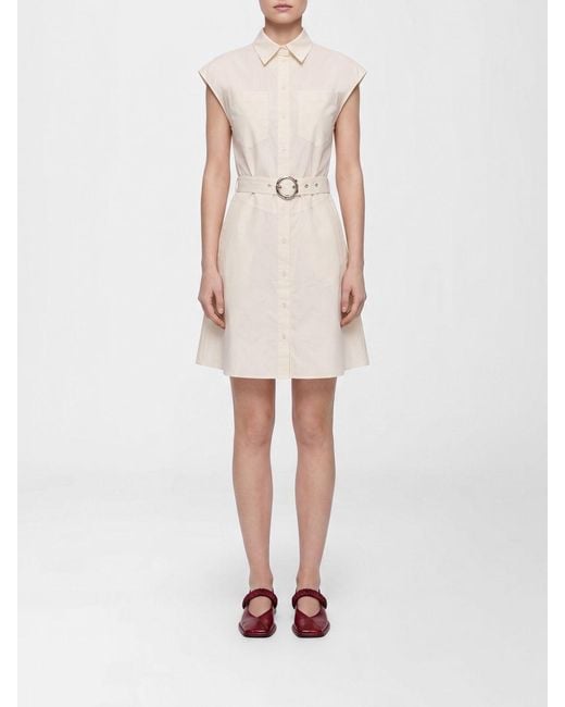 Liu Jo White Cotton Shirt Dress