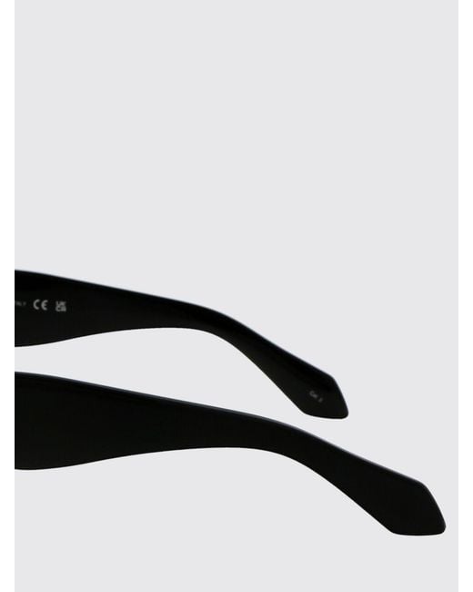 Alaïa Black Rectangular Cat-Eye Sunglasses