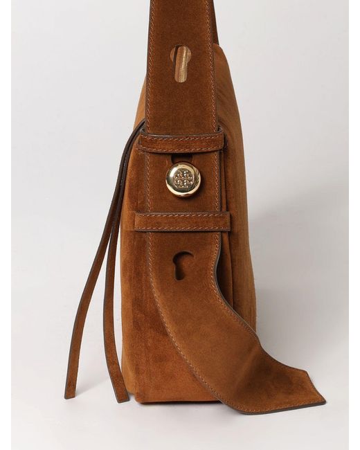 Tory Burch Brown Romy Suede Bag