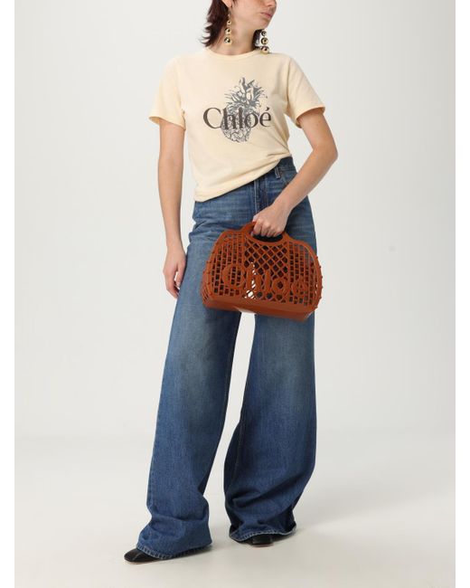 Chloé Blue Wide Leg Jeans