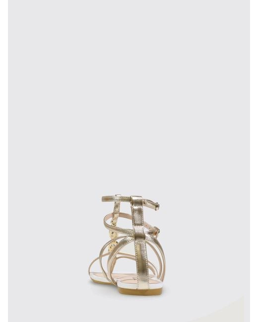 Liu Jo Natural Sandy 09 Laminated Faux Leather Sandals