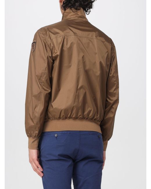 Blauer Blue Polyester Bomber Jacket for men