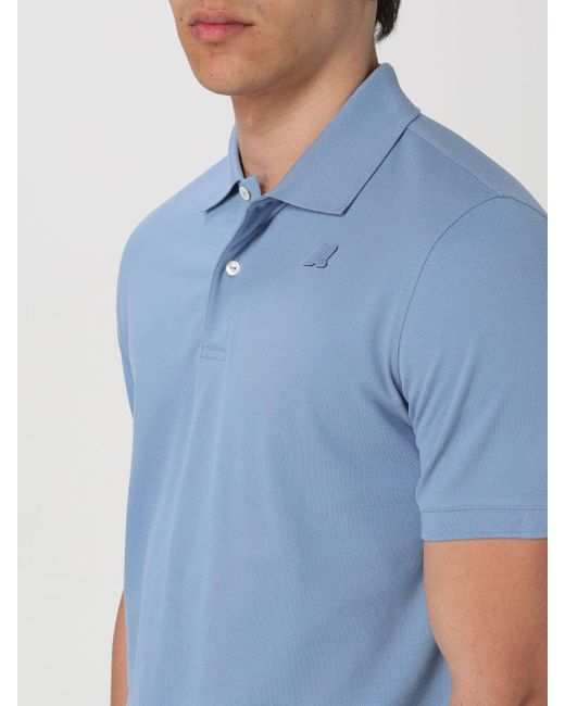 K-Way Blue Polo Shirt for men