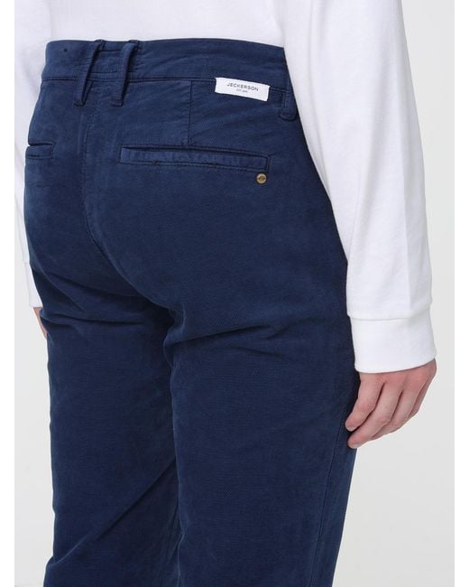Jeckerson Blue Trousers for men