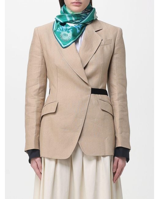 Max Mara Green Printed Silk Foulard for men