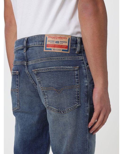 DIESEL Blue D-Finitive Slim Fit Jeans for men