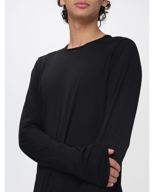 Rick Owens Blue Cotton T-Shirt for men