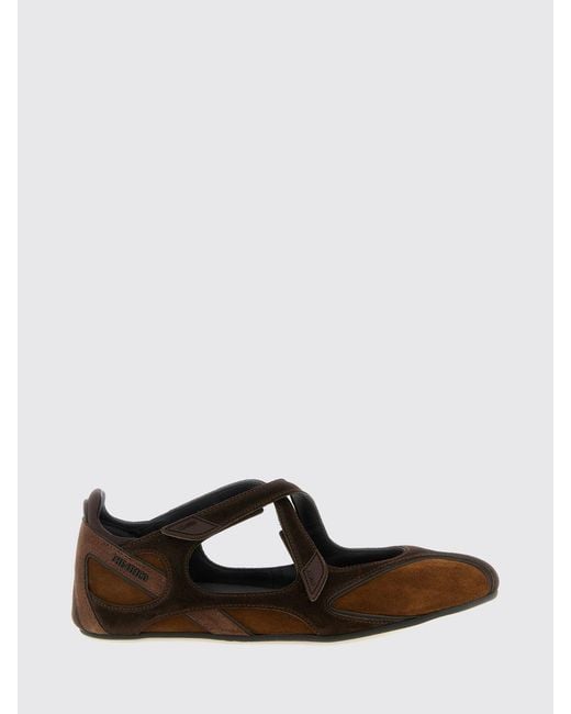 The Attico White Floor 01 Mary Jane Flats