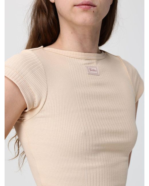 Jean Paul Gaultier Natural Cotton Crop T-Shirts