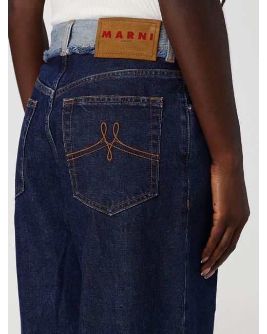 Marni Blue Wide Leg Jeans